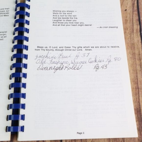St. John and St. Catherine Church Cookbook Mt. Carroll IL Midwest Recipes - Picture 2 of 10